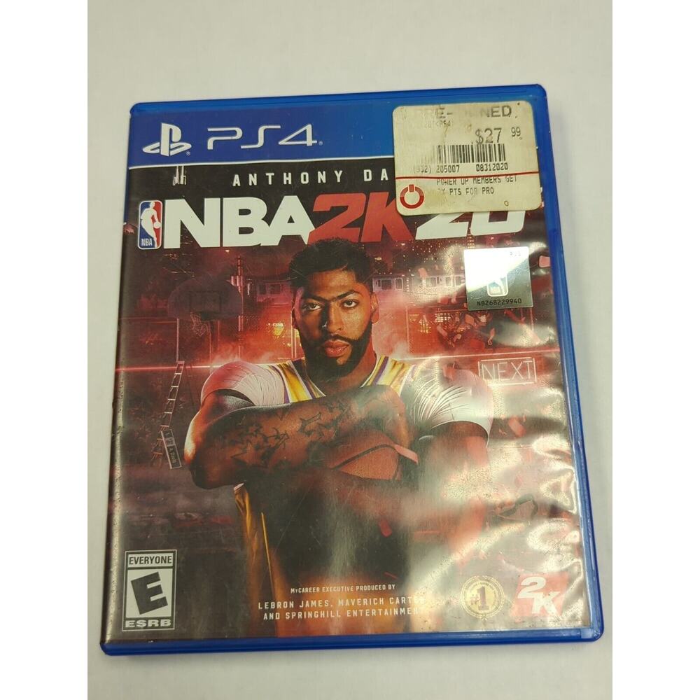 NBA 2K20 Playstation 4 Game Anthony Davis